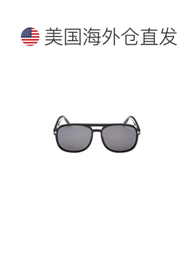 自营tom fordFt1022 Rectangular Frame Sunglasses - grey 美国