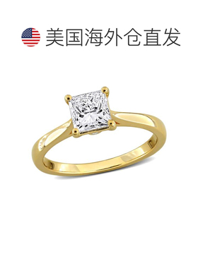 自营Mimi & Max 1ct TW Princess-Cut Lab-Grown Diamond Solitai