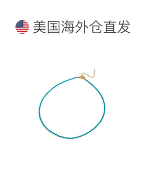 自营SAVVY CIE JEWELS蓝色绿松石石头项链绿色 美国奥莱直发