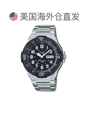 自营Casio Men's Stainless Steel Water-Resistant Analog Watch