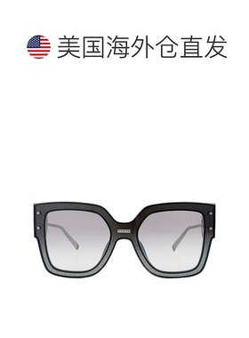 自营Philipp Plein Silver Mirror Square Ladies Sunglasses SPP