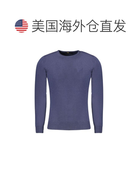 自营Cavalli Class Viscosa Men Men's Sweater - blue 美国奥莱