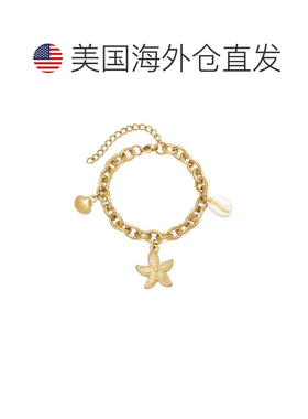 自营adorniaTarnish Resistant 18k Gold Plated Beach Charm Bra