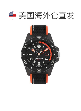 自营Timex Men's Expedition Black Round 46mm - black 美国奥莱