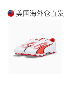 自营Men's Puma Ultra Play 107423-01 White Fire Orchid FG/AG