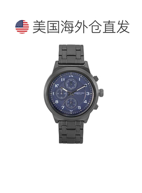 自营Kenneth Cole Men's Classic 47mm Quartz Watch - gunmetal