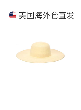 美国直邮自营Bruno Magli可包装软边太阳帽-白色 美国奥莱直发