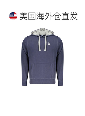 自营North Sails Cotton Men's Hooded Men's Sweatshirt - blue
