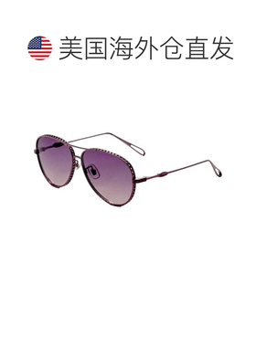 自营Chopard女士59mm太阳镜SCHC86M594GAX-紫色 美国奥莱直发