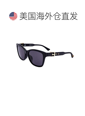 自营Moschino女式55mm黑色太阳镜-黑色 美国奥莱直发