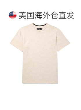 自营rag & bone Men's Classic Flame Short Sleeve Tee - dust