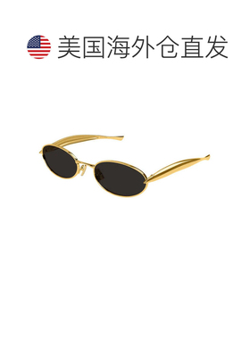自营bottega venetaBV1386S 001金色/灰色-金色 美国奥莱直发