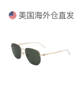 自营Hugo Boss Men's 57 mm Gold Sunglasses - gold 美国奥莱直