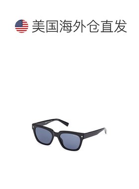 自营Guess Resin Men's Sunglasses - black 美国奥莱直发太阳镜