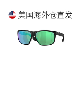 自营costa del marCoast of Mar男士60毫米哑光黑色太阳镜-哑光黑