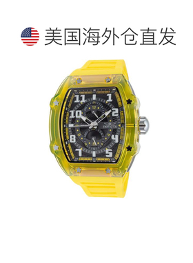 自营Invicta Men's Racing 48.5mm Yellow Quartz Watch - yellow