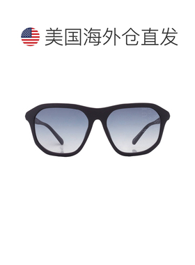自营Guess渐变蓝色方形男士太阳镜GU00057 02w 60 - multi 美国奥