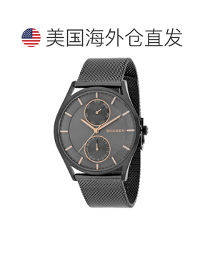 自营Skagen Men's Grey dial Watch - grey 美国奥莱直发