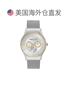 自营Kenneth Cole Men's Classic mm Quartz Watch - silver 美国