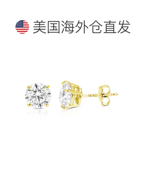 自营vir jewels4 cttw Lab Grown Diamond Stud Earring 美国奥