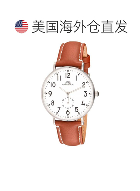 自营Porsamo Bleu Men's Rowan Genuine Leather Band Watch 1471