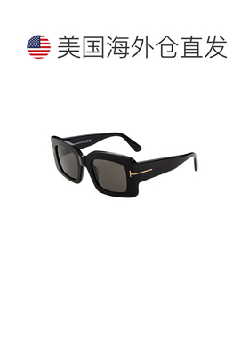 自营Tom Ford女士Bridgitta 50mm太阳镜-黑色 美国奥莱直发