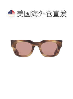 自营salvatore ferragamoFerragamo Brown Rectangular Men's Sun
