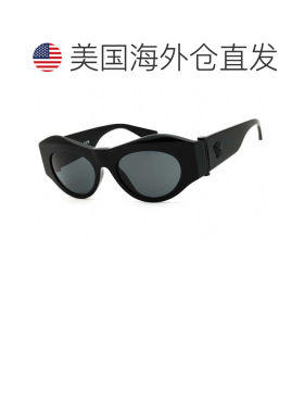 自营versaceVE4477U 536087黑色/深灰色-黑色 美国奥莱直发范思哲