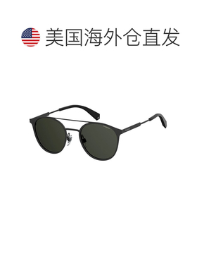 自营Polaroid  PLD 2052/S 807 M9 Unisex Round Sunglasses - bl