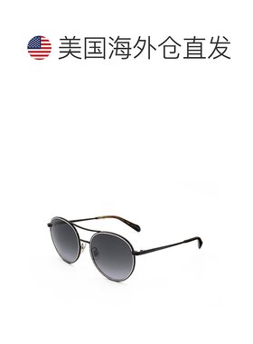 自营Fossil Unisex Black 52mm Sunglasses - black 美国奥莱直发