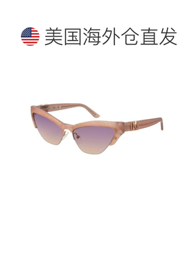 自营Marciano by Guess Acetate Women's Sunglasses - pink 美国