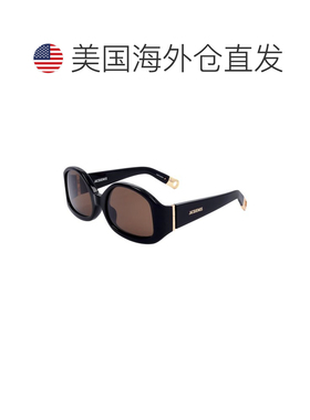 自营Jacquemus女士JAC15 56mm太阳镜-黑色 美国奥莱直发