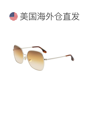 自营Victoria Beckham Metal Women's Sunglasses - gold 美国奥