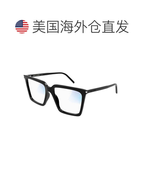 自营saint laurentSL474 001黑色/黑色-闪亮黑色 美国奥莱直发