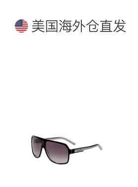 自营Carrera Men's Black Crystal White Grey 62mm Sunglasses -