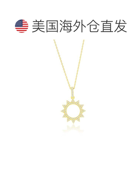 自营Suzy Levian Yellow Sterling Silver White Cubic Zirconia