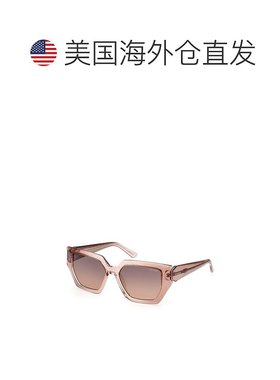 自营Guess Resin Women's Sunglasses - brown 美国奥莱直发