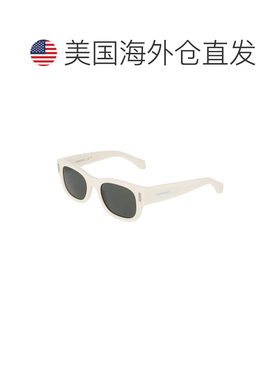 自营salvatore ferragamoFerragamo男士经典徽标51mm太阳镜-象牙