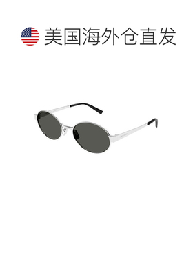 自营saint laurentSL692 002闪亮银色/灰色-闪亮银色 美国奥莱直