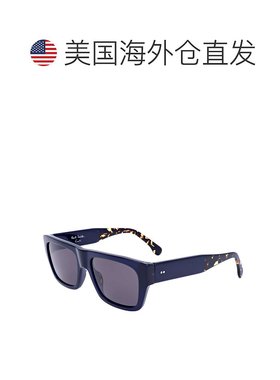 自营 Paul Smith男式56毫米蓝色太阳镜-经典海军蓝 美国奥莱直发