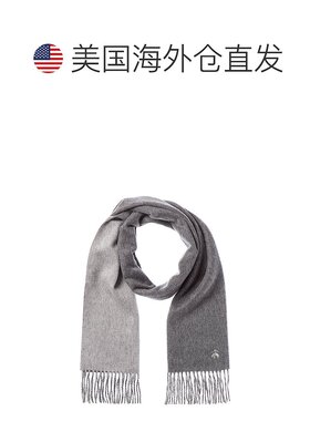 美国直邮自营brooks brothers布鲁克斯兄弟双面羊毛和羊绒混纺围