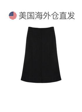 自营Toteme Women's Satin Panel Skirt With Eight Panels - bla