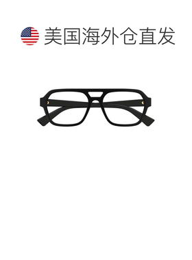 自营bottega venetaBold Double-Bridge大方形太阳眼镜-黑色 美国