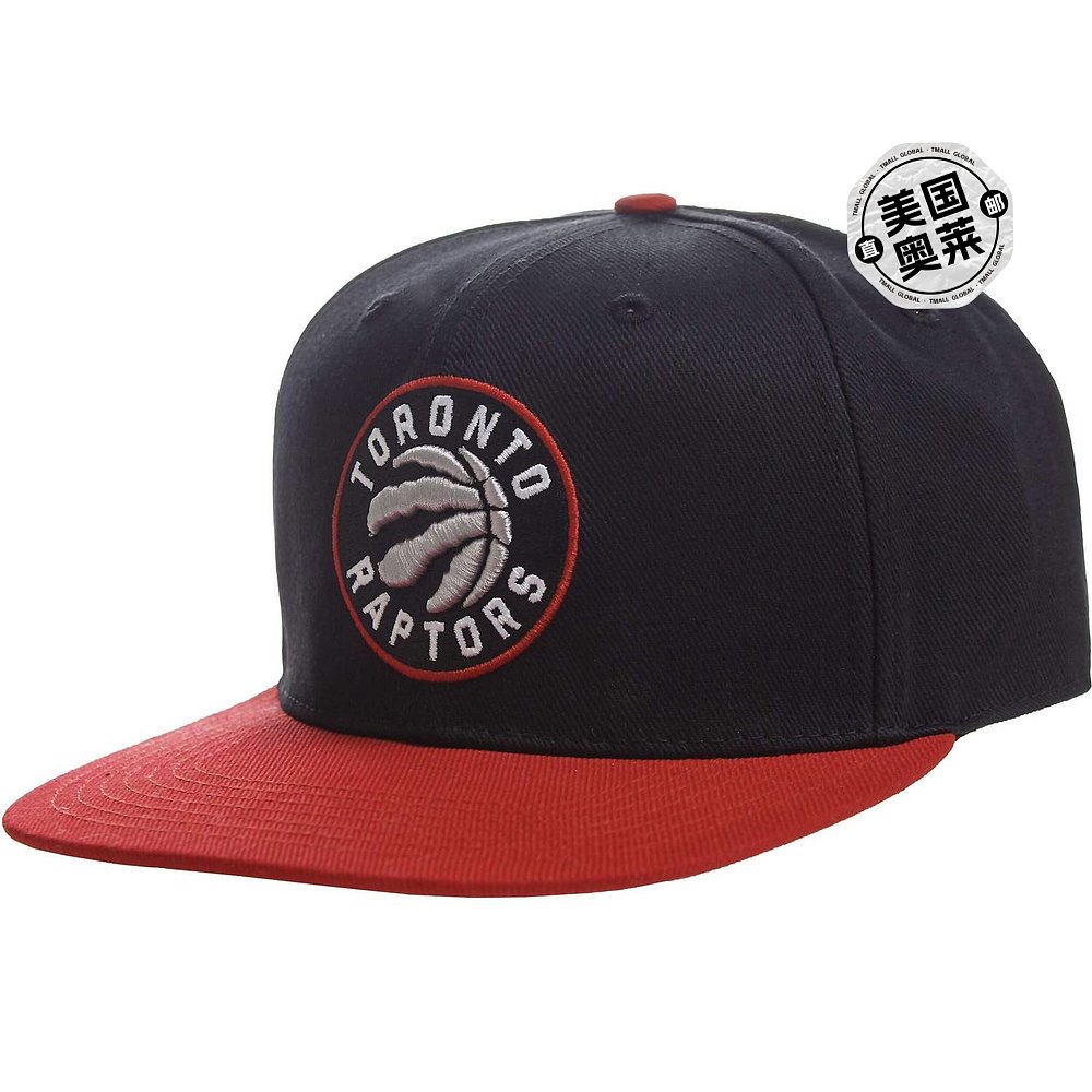 自营 mitchell & ness男士 NBA 多伦多猛龙队 Snapshot Snapback - 图0