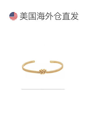 自营 liv oliver18k 金打结手镯 - 金 美国奥莱直发配饰