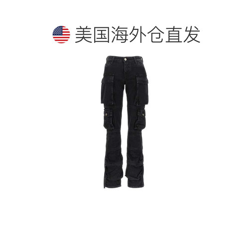 自营The Attico Women's Essie Jeans - black 美国奥莱直发 - 图1