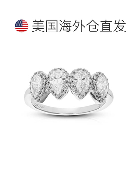 自营vir jewels1.25 cttw Lab Grown Diamond 4 Stone Engagement