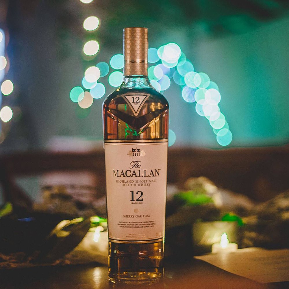 美国直邮macallan麦卡伦12年苏格兰威士忌43%Vo1麦芽雪莉桶750ml-图2