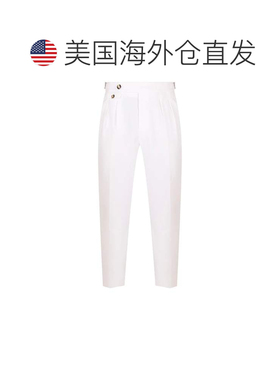 自营Brunello Cucinelli Cotton Casual Men's Pants - white 美