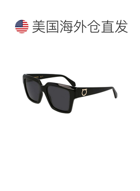 自营Salvatore Ferragamo Sunglasses Square Full Rim, Black Fr